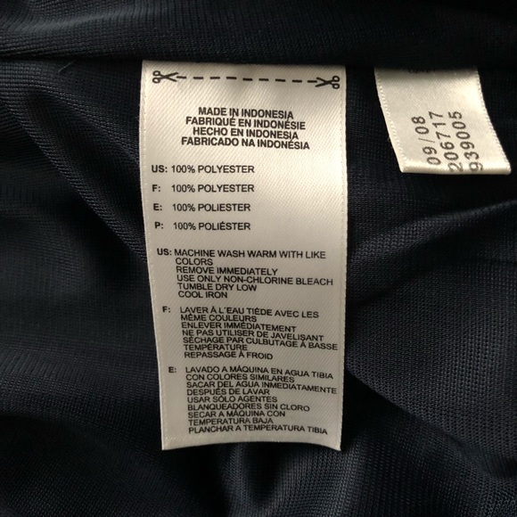 ADIDAS- NAVY BLUE TRACK JACKET - Picture 6 of 8